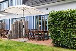Terrasse - Haus Muschelsucher, Dünenstraße 44, App. 3 - Top-Hundeurlaub