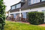 Terrasse - Haus Muschelsucher, Dünenstraße 44, App. 3 - Top-Hundeurlaub