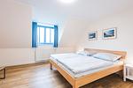 Schlafzimmer - Haus Muschelsucher, Dünenstraße 44, App. 2 - Top-Hundeurlaub