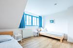 Schlafzimmer - Haus Muschelsucher, Dünenstraße 44, App. 2 - Top-Hundeurlaub