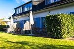 Terrasse - Haus Muschelsucher, Dünenstraße 44, App. 2 - Top-Hundeurlaub