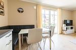 Küche / Küchenzeile - Haus Muschelsucher, Birkenstraße 7a, App. 3 - Top-Hundeurlaub