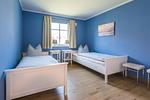 Schlafzimmer - Haus Muschelsucher, Birkenstraße 7a, App. 3 - Top-Hundeurlaub