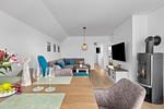 Wohnzimmer - Ferienwohnung Perfekte Welle Olpenitz - Top-Hundeurlaub