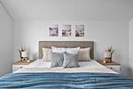 Schlafzimmer - Ferienwohnung Perfekte Welle Olpenitz - Top-Hundeurlaub