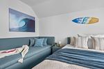 Schlafzimmer - Ferienwohnung Perfekte Welle Olpenitz - Top-Hundeurlaub