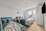 Schlafzimmer - Ferienwohnung Perfekte Welle Olpenitz - Top-Hundeurlaub