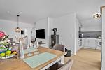 Wohnzimmer - Ferienwohnung Perfekte Welle Olpenitz - Top-Hundeurlaub