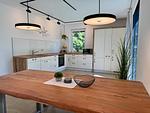 Küche / Küchenzeile - Pension Hirschburg Ferienhaus 12 - Ribnitz-Damgarten - Top-Hundeurlaub