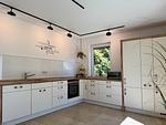 Küche / Küchenzeile - Pension Hirschburg Ferienhaus 12 - Ribnitz-Damgarten - Top-Hundeurlaub