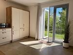 Küche / Küchenzeile - Pension Hirschburg Ferienhaus 12 - Ribnitz-Damgarten - Top-Hundeurlaub