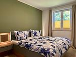 Schlafzimmer - Pension Hirschburg Ferienhaus 12 - Ribnitz-Damgarten - Top-Hundeurlaub