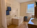 Badezimmer - Pension Hirschburg Ferienhaus 12 - Ribnitz-Damgarten - Top-Hundeurlaub