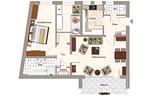 Grundriss - Ferienwohnung Toornkieker - Top-Hundeurlaub