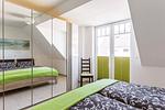 Schlafzimmer - Parkstraße 16 WE 03 "Newport" - Top-Hundeurlaub