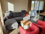 Wohnzimmer - Haus Nr. 07, Ferienhaus Deichgraf - Top-Hundeurlaub