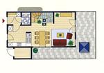 Grundriss - Haus Nr. 07, Ferienhaus Deichgraf - Top-Hundeurlaub