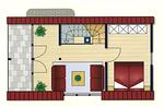 Grundriss - Haus Nr. 07, Ferienhaus Deichgraf - Top-Hundeurlaub
