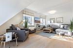 Wohnzimmer - Ferienwohnung SyltStern - Top-Hundeurlaub