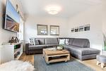 Wohnzimmer - Ferienwohnung SyltStern - Top-Hundeurlaub