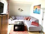 gemütliches Ecksofa zum entspannen - Haus am Kölpinsee App. 4.4 - Top-Hundeurlaub
