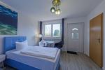 Eingang- und Sitzbereich - Hafenhaus Sandbank - Top-Hundeurlaub