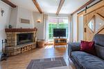 lädt der Kamin zum Verweilen ein. - Ferienhaus Loppin - Top-Hundeurlaub