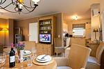 Eßbereich mit Küchenanschluss - Ferienhaus Ahorn - Top-Hundeurlaub