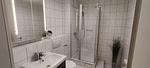 Bad mit Dusche, Handwaschbecken und WC - Am Seeufer 59b Fewo Seensucht - Top-Hundeurlaub