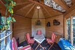 Grillhäuschen im Garten - Hafenhaus Bootsquartier - Top-Hundeurlaub
