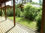 Blick aus der Trrassentür - Ferienhaus Jabel 26 - Top-Hundeurlaub