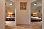 zwei Schlafzimmer nebeneinander - Ferienhaus Fernweh - Top-Hundeurlaub
