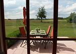 Blick auf die Terrasse - Fair-Play App. 01 EG/L - Top-Hundeurlaub