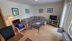 Wohnzimmer - Haus am See Zislow Whg 2 - Top-Hundeurlaub