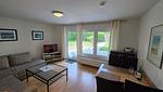 Wohnzimmer - Haus am See Zislow Whg 2 - Top-Hundeurlaub