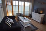 Wohnzimmer - Ferienwohnung "Wassernixe" Schönberger Strand - Top-Hundeurlaub