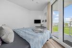 Schlafzimmer - Ferienwohnung „Möwenblick“ Marina Wendtorf - Top-Hundeurlaub