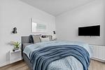 Schlafzimmer - Ferienwohnung „Möwenblick“ Marina Wendtorf - Top-Hundeurlaub