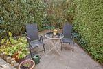 Terrasse - Ferienwohnung Sanddorn mit Terrasse und nur 400 m zum Strand - Top-Hundeurlaub