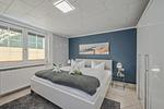 Schlafzimmer - Ferienwohnung Sanddorn mit Terrasse und nur 400 m zum Strand - Top-Hundeurlaub