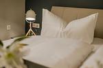 Schlafzimmer - Ferienwohnung Sanddorn mit Terrasse und nur 400 m zum Strand - Top-Hundeurlaub