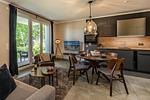 Wohnzimmer - Ferienwohnung Terrasse am Haff mit Wellnessbereich, Sauna und großen Balkon - Top-Hundeurlaub
