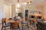 Wohnzimmer - Ferienwohnung Terrasse am Haff mit Wellnessbereich, Sauna und großen Balkon - Top-Hundeurlaub
