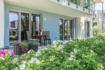Terrasse - Ferienwohnung Terrasse am Haff mit Wellnessbereich, Sauna und großen Balkon - Top-Hundeurlaub