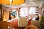 heller Wohnbereich mit TV - Kietzspeicher App. 04 - Top-Hundeurlaub