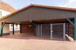 Parkplatz und geschlossen Fahrradunterstand - Haus Diana - Blaumeise - Top-Hundeurlaub