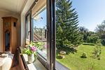 und ein schöner Blick in den Garten - Die Jagdhütte - Top-Hundeurlaub