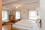 zweites Schlafzimmer mit Doppelbett - Kietzspeicher App. 09 - Top-Hundeurlaub