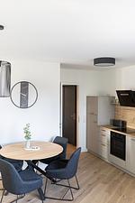 Küche / Küchenzeile - Ferienwohnung TheViewA14  Langeneß-Kiek Dagebüll - Top-Hundeurlaub
