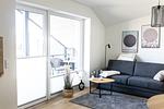 Wohnzimmer - Ferienwohnung TheViewA14  Langeneß-Kiek Dagebüll - Top-Hundeurlaub